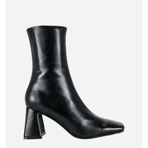 Jeffrey Campbell Jerema Square Toe Ankle/Mid-calf Boots, size 7, EC